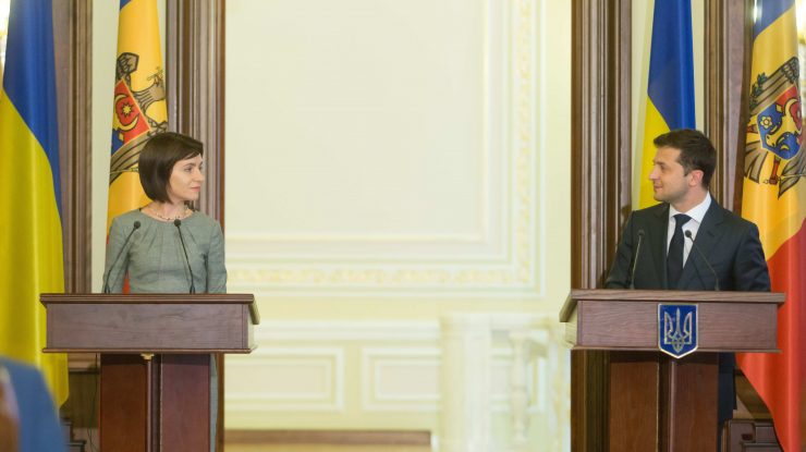 Maia Sandu, președintele Republicii Moldova, în vizită la Kiev