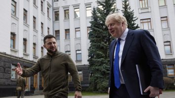 VIDEO. Premierul Boris Johnson, vizită inopinată în capitala Ucrainei