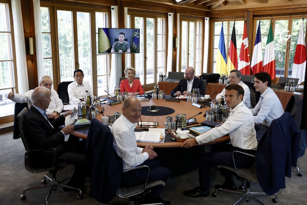 Liderii G-7 se consultă cu Zelenski și pregătesc un nou ajutor pentru Ucraina