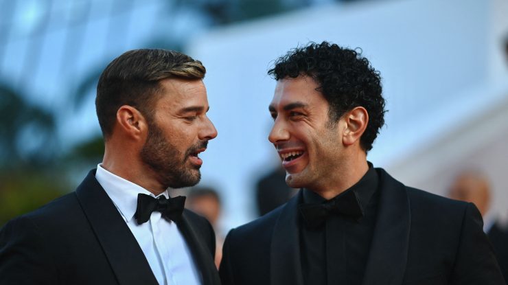 Ricky Martin alături de iubitul său