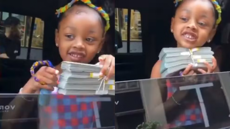 Fiica lui Cardi B și Offset, Kulture, a primit 50 de mii de dolari cash de ziua ei