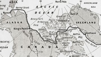 November 16, 2015: Map Showing The Route Of Amundsen's Voyage Through The North West Passage, 1903-1906. From Heroes Of Modern Adventure, Published 1927 (Credit Image: © Ken Welsh/Design Pics via ZUMA Wire)