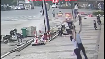 VIDEO. Reacția miraculoasă a unui bărbat care a salvat o fetiță din căderea de la etajul cinci