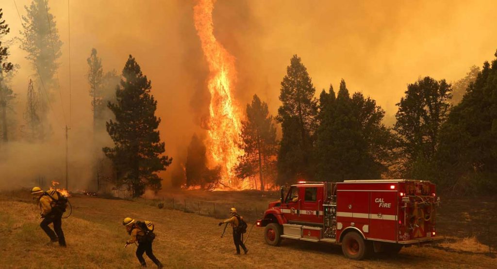 incendiu de vegetație în California