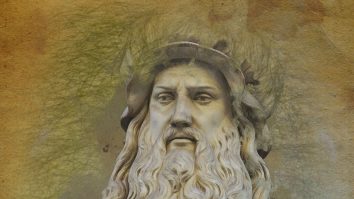 Tuscany. Florence, Uffizi - statue of Leonardo Da Vinci (Credit Image: © Camillo Balossini/Mondadori Portfolio via ZUMA Press)