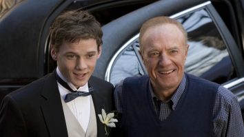 Anton Yelchin and James Caan in New York, I love you. - Editorial Use Only - Supplied by face to face