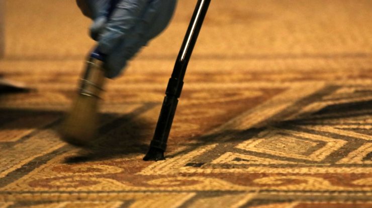 Cele mai vechi mozaicuri cunoscute cu două eroine biblice au fost descoperite în Israel