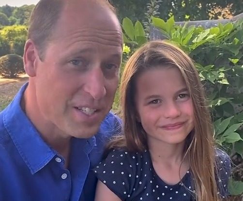 Prințul William și Charlotte