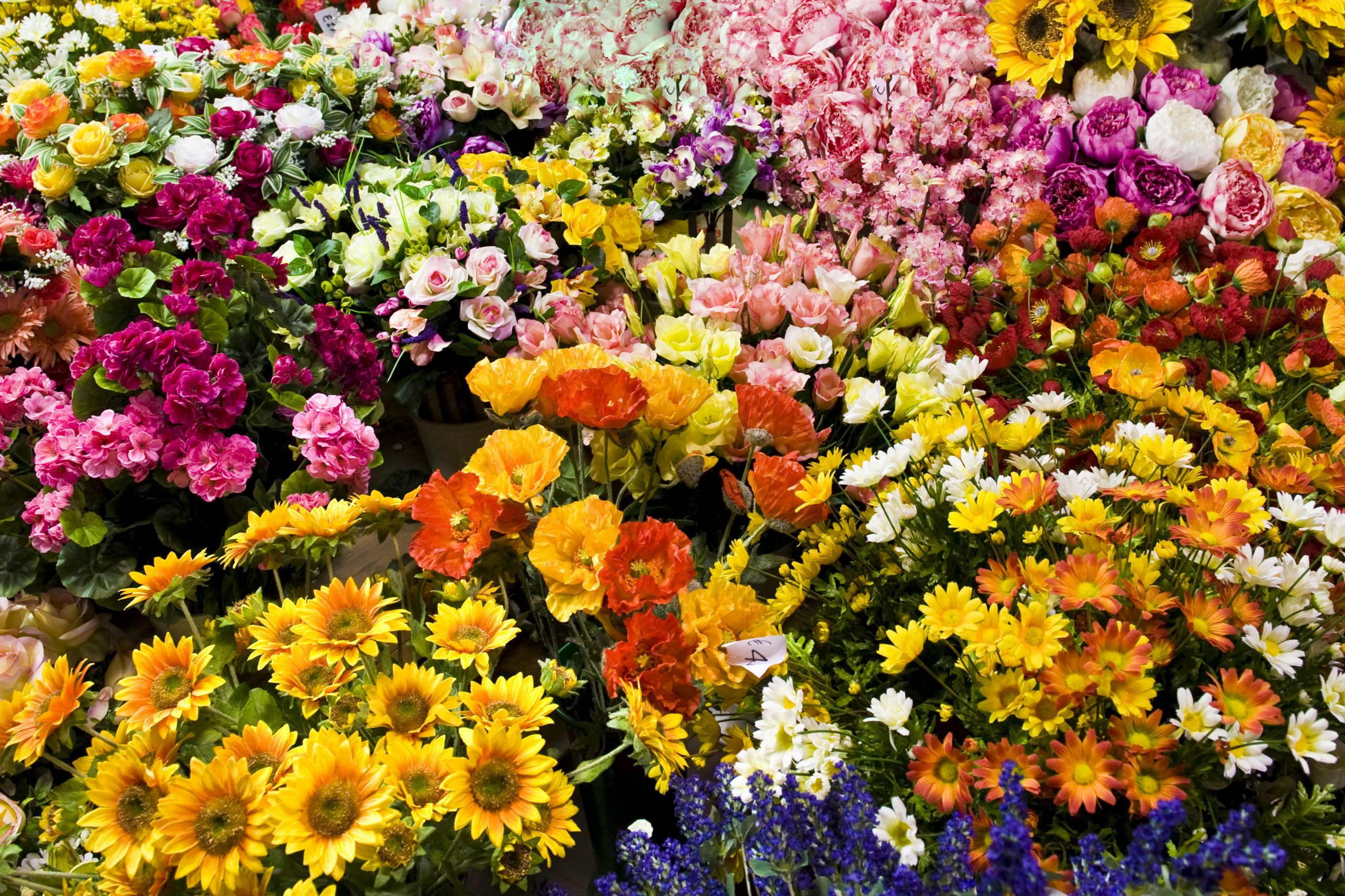 Motivul surprinzător pentru care supermarketurile vând flori