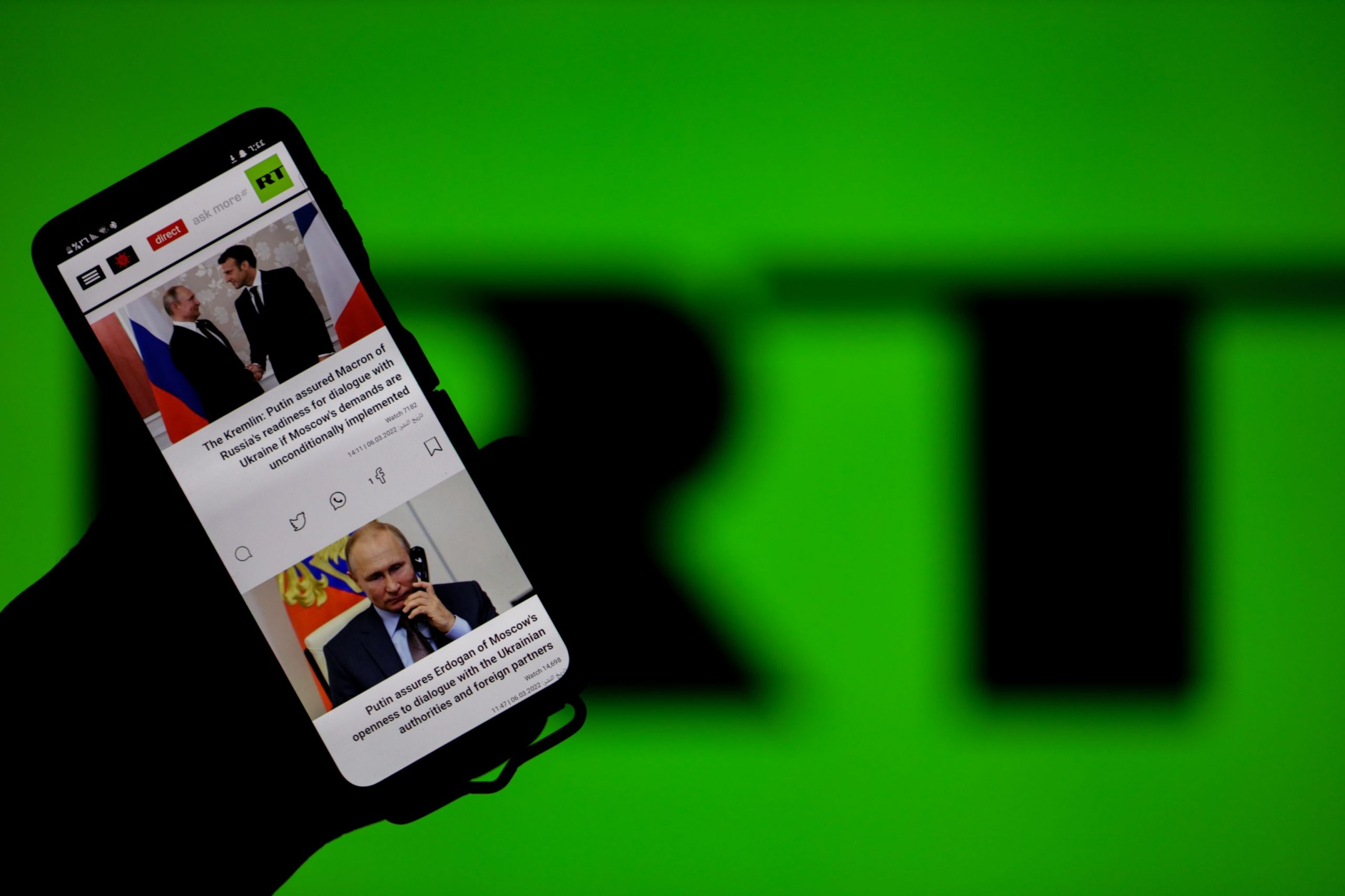 „Russia Today” pierde lupta împotriva interdicției UE, Moscova avertizează că va lua măsuri