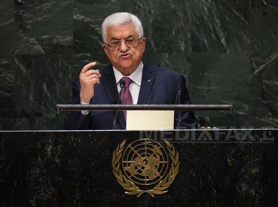 Președintele Palestinei vine marți în România pentru o vizită oficială