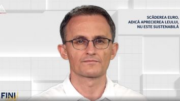 Fini sunt! Scăderea euro, adică aprecierea leului, nu este sustenabilă