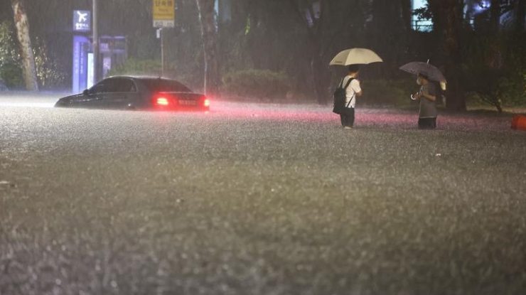 ploi torentiale - Coreea