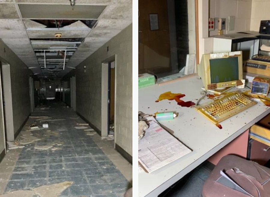 Spitalului abandonat unde fiolele de sânge au rămas în frigidere