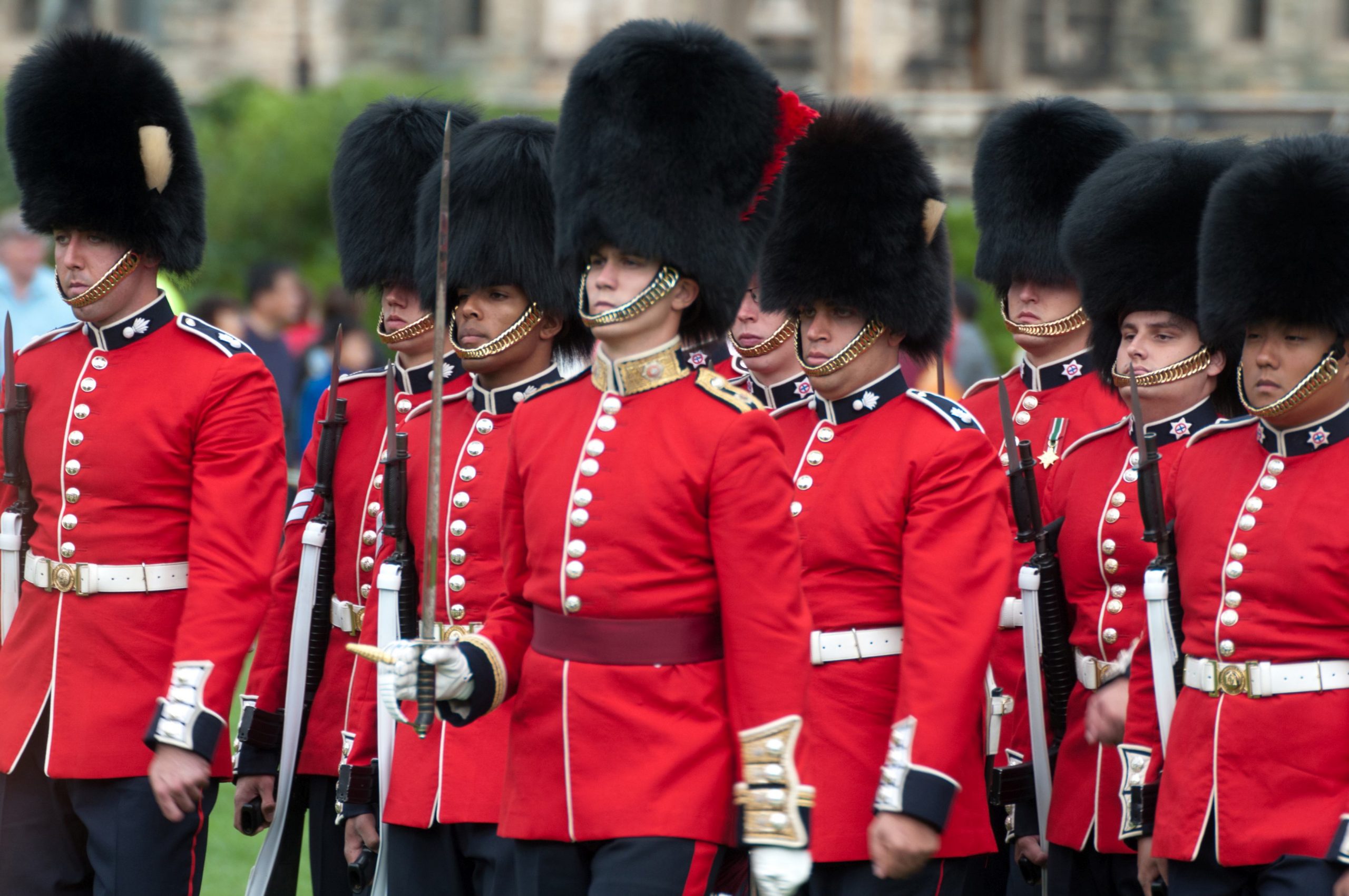 Motivul întemeiat pentru care gărzile regale britanice sunt supuse unei inspecții zilnice