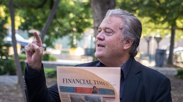 Fostul consilier al lui Trump, Steve Bannon, acuzat de spălare de bani la New York