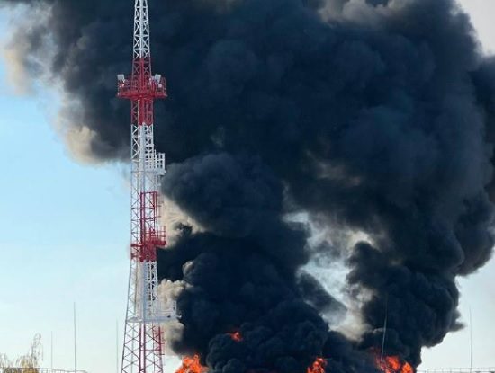 Bombardamentele ucrainene au provocat un incendiu la un depozit de petrol din regiunea rusă Belgorod