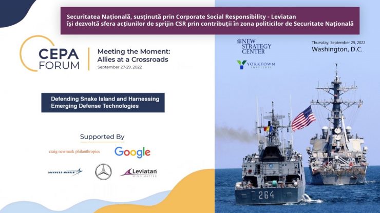 Securitatea Națională, susținută prin Corporate Social Responsibility – Leviatan își dezvoltă sfera acțiunilor de sprijin CSR prin contribuții în zona politicilor de Securitate Națională