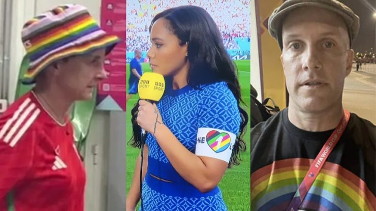 Fanii au renunțat la șepcile care aveau culorile curcubeului după ce au fost confiscate la Cupa Mondială