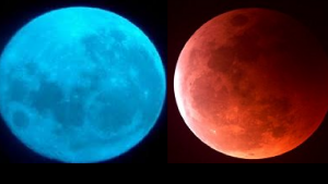Luna albastră/ Luna sângerie