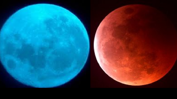 Luna albastră/ Luna sângerie