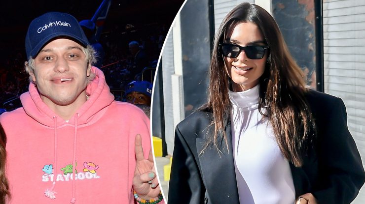Pete Davidson participă la Ziua Prieteniei cu Emily Ratajkowski