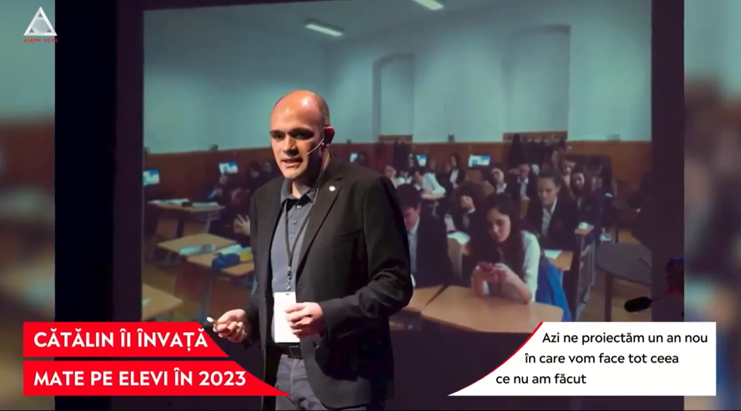 Prof în era digitală. Catălin Ciupală aduce o nouă viziune în învățământ