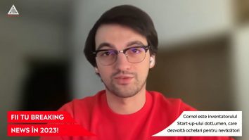 Cornel Amariei, fondatorul start-up-ului dotLumen, care a atras o finanţare de 9 mil. euro de la UE