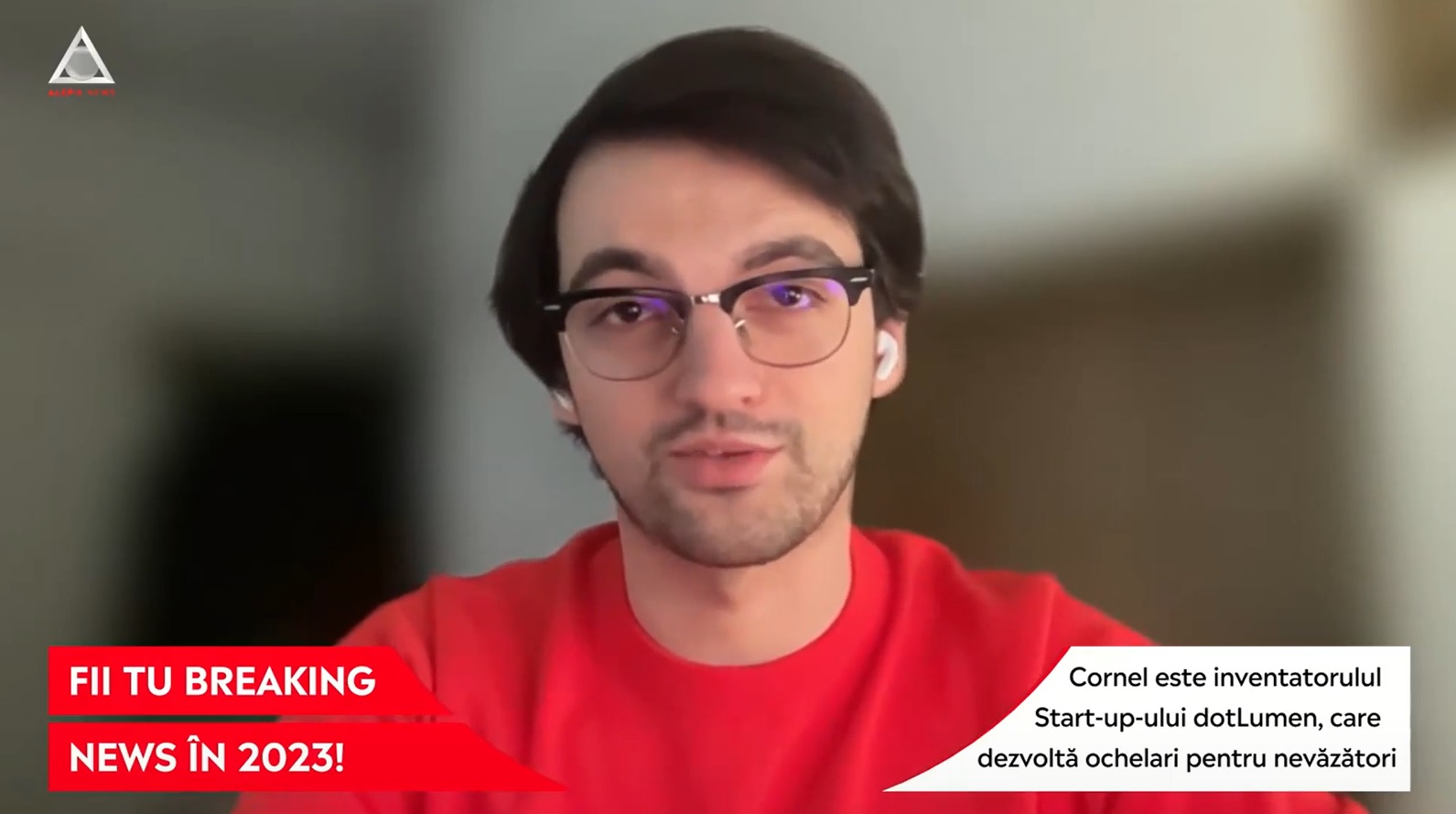 Cornel Amariei, fondatorul start-up-ului dotLumen, care a atras o finanţare de 9 mil. euro de la UE