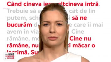 Sunt mamă singură și sigură. Nu mai ești tată. Din Ajun!