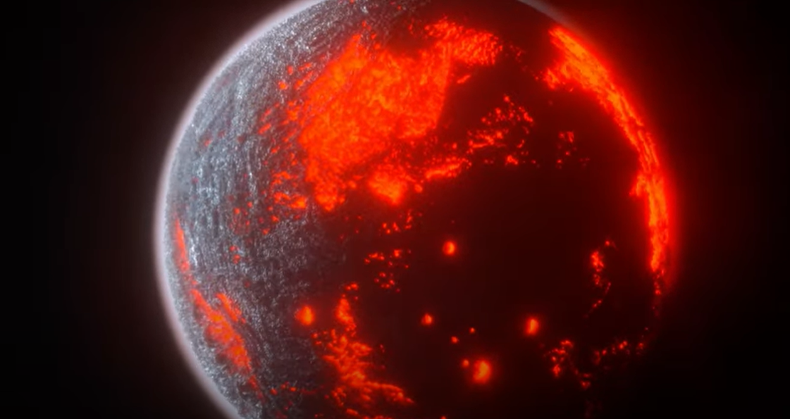 „Planeta infernului” are un ocean uriaș de lavă, iar un an întreg durează 18 ore