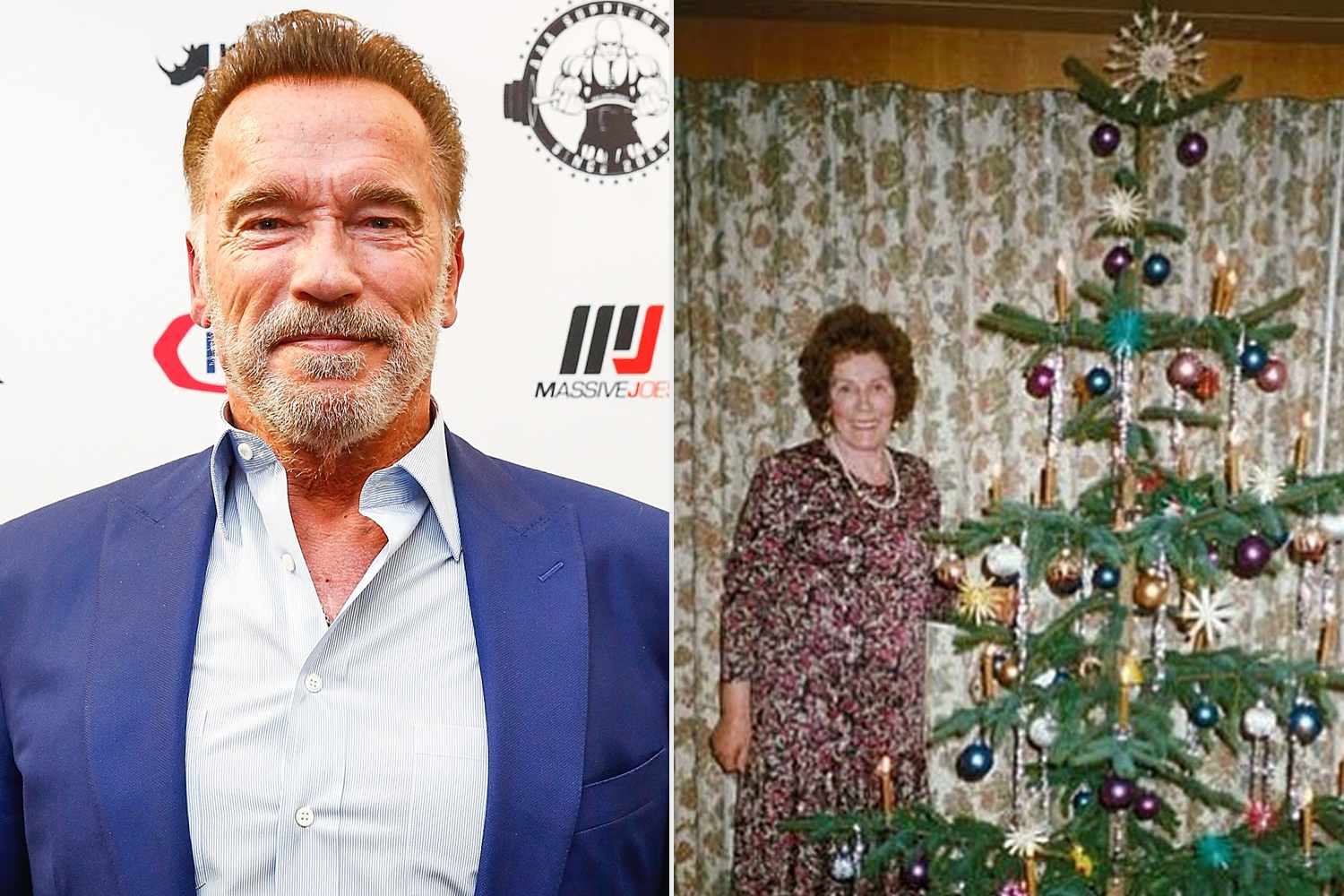 Arnold Schwarzenegger a postat o imagine de Crăciun cu mama sa, făcută cu mulți ani în urmă
