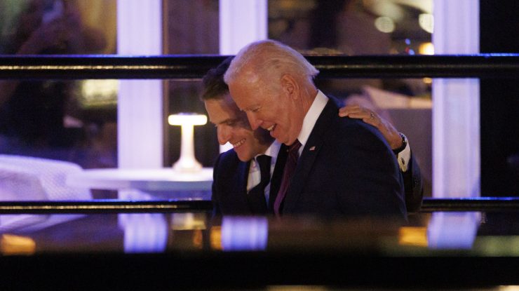 Joe Biden și Emmanuel Macron au discutat la Casa Albă războiul Rusiei în Ucraina