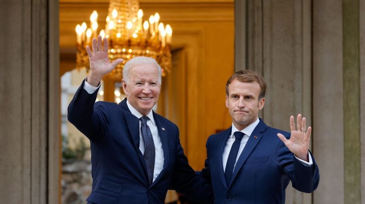Macron spune că el și Biden au convenit să rezolve problemele legate de subvențiile americane