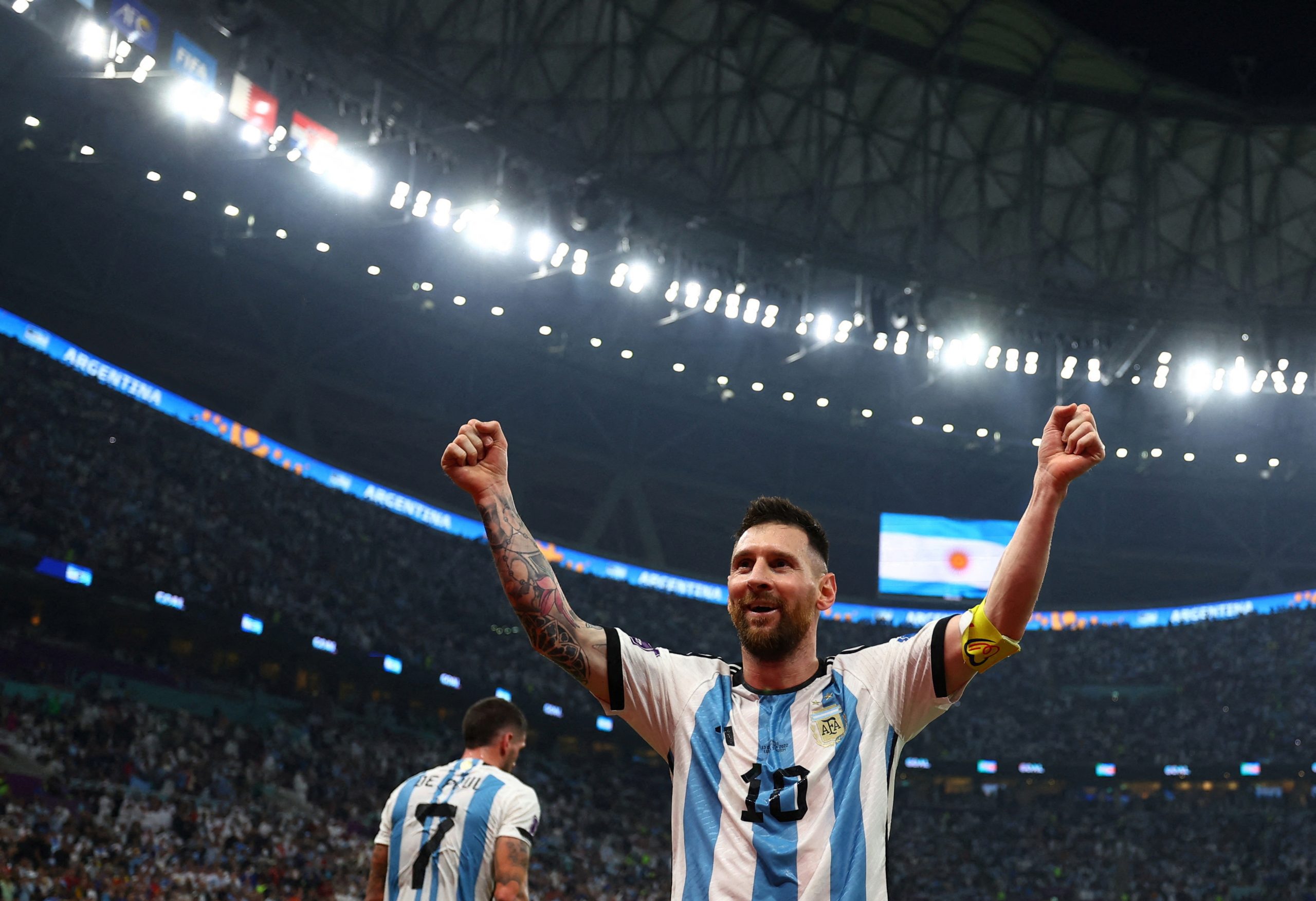 Lionel Messi a condus Argentina spre a șasea sa finală de Cupa Mondială, cu o victorie în fața Croației pe stadionul Lusail