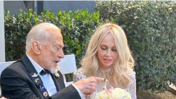Astronautul Buzz Aldrin, al doilea om care a păşit pe Lună, s-a căsătorit la 93 de ani