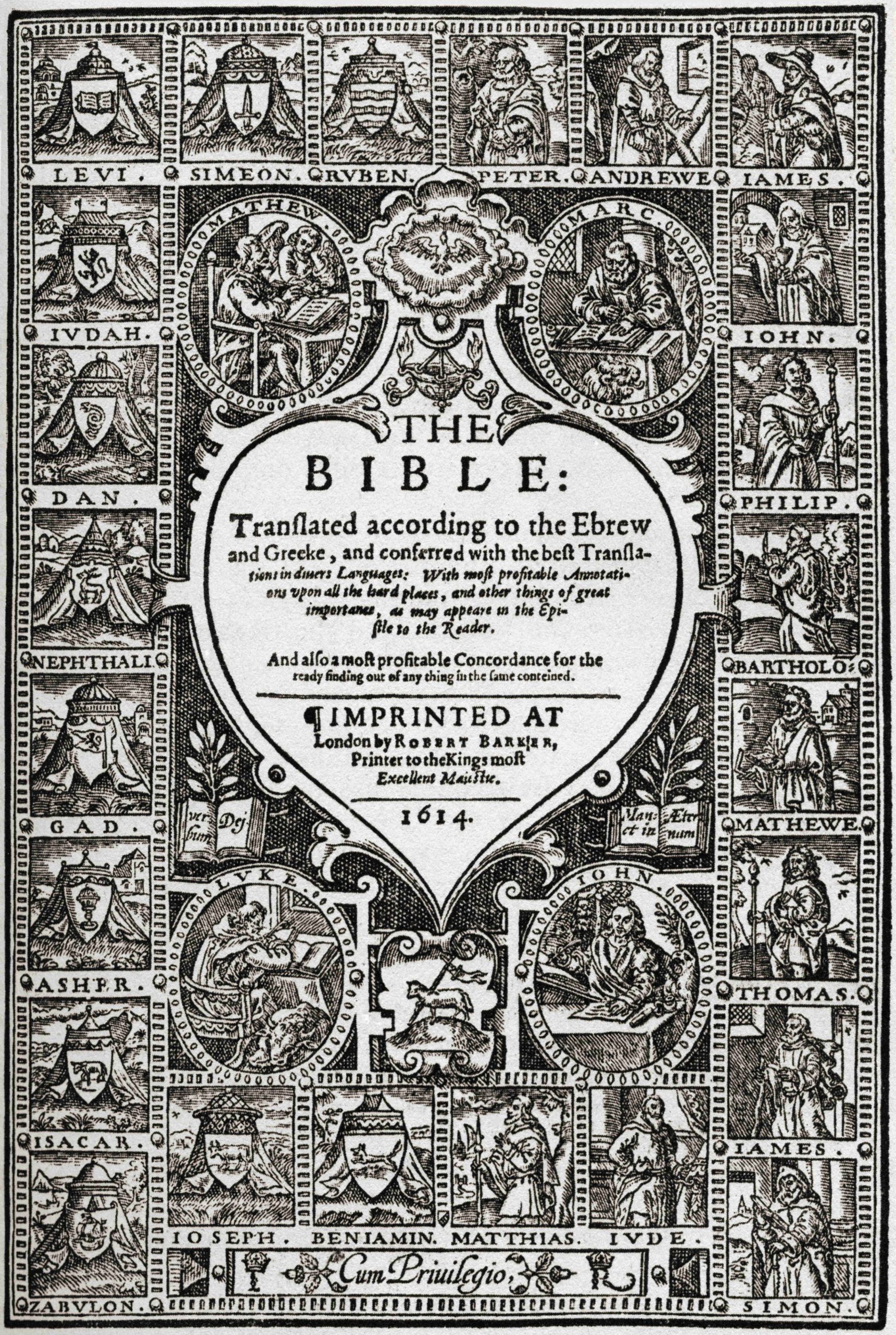 Prima Biblie tipărită mecanic, aparținând lui Elizabeth Pole, vândută la licitație