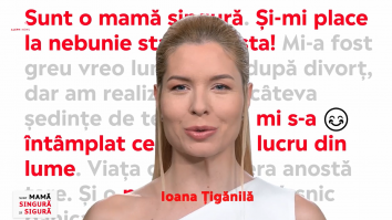 Sunt mamă singură și sigură. Suntem bine. Bine fără tine!