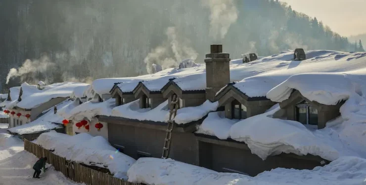 Orașul Mohe din nordul Chinei înregistrează cea mai scăzută temperatură de -53C