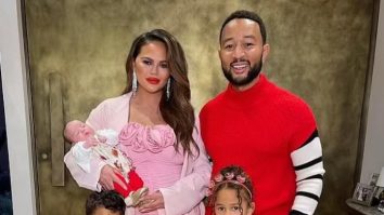 Chrissy Teigen și John Legend au postat o imagine de familie cu cei trei copii
