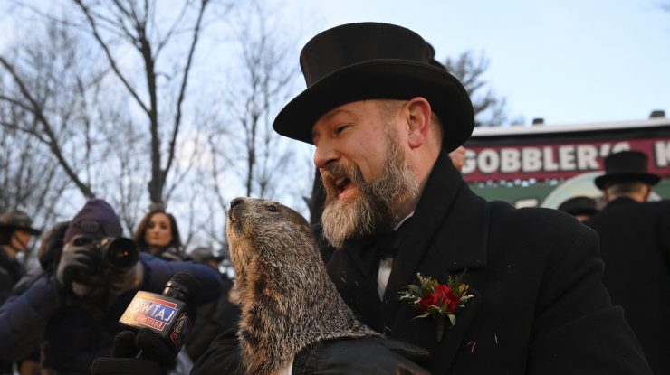 Marmota Phil a ieșit din vizuină pentru predicția sa anuală. Cât de mult va mai dura iarna, conform legendei