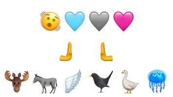 Care sunt cele mai noi emoji Apple: o gâscă, un elan și o altă inimă roz