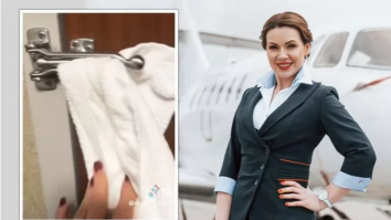 O însoțitoare de bord îi avertizează pe turiști să lase întotdeauna un prosop lângă ușa hotelului. Care e motivul
