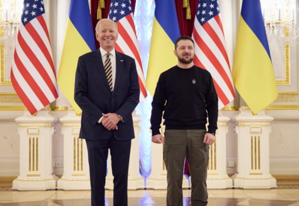 Preşedintele american Joe Biden a spus Ucrainei „America este alături de voi, iar lumea este alături de voi”