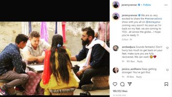 Jeremy Renner împărtășește imaginea noului spectacol care va fi lansat „imediat ce se va pune pe picioare”