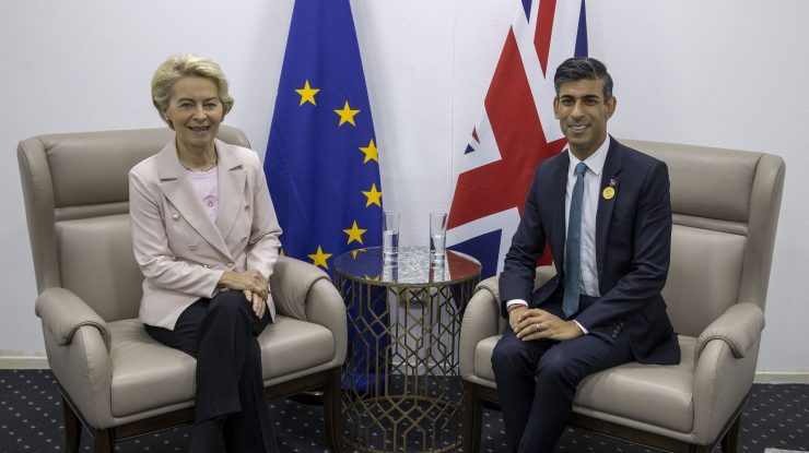 Rishi Sunak și Ursula von der Leyen urmează să poarte discuții finale privind un nou acord post-Brexit pentru Irlanda de Nord
