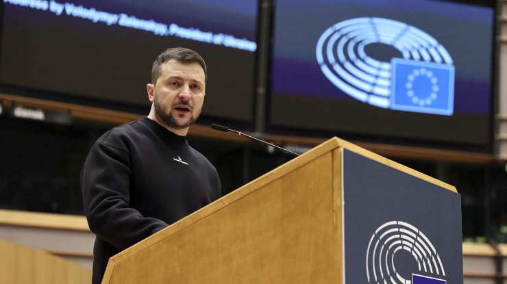 Europa este „casa” Ucrainei, le spune Zelenski parlamentarilor UE într-un discurs emoționant