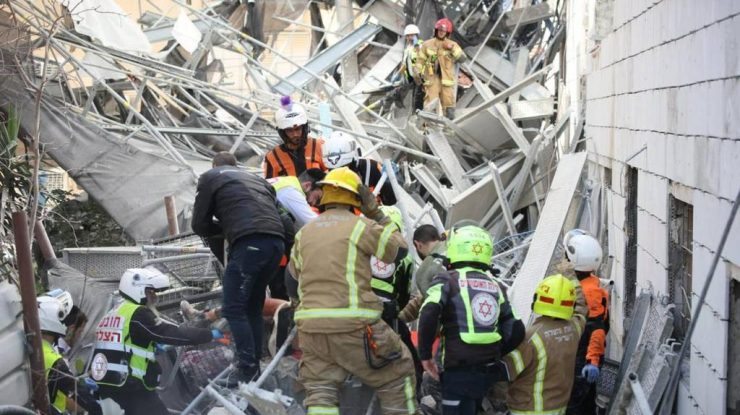 Ramat Gan: 2 morți și 5 răniți în urma prăbușirii unei schele