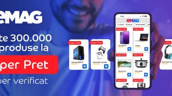În orice moment, pe eMAG sunt sute de mii de produse cu eticheta Super Preț, cât în patru hipermarketuri de 10.000 de metri pătrați