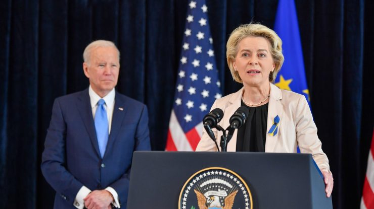 Biden și von der Leyen semnalează o îmbunătățire în ceea ce privește tensiunile comerciale dintre UE și SUA